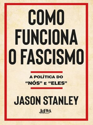 cover image of Como funciona o fascismo